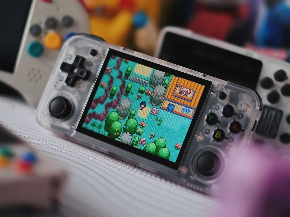 新品 Anbernic RG35XX H ANBERNIC RG35XX H Handheld Game Console 3.5''IPS Screen HDMI