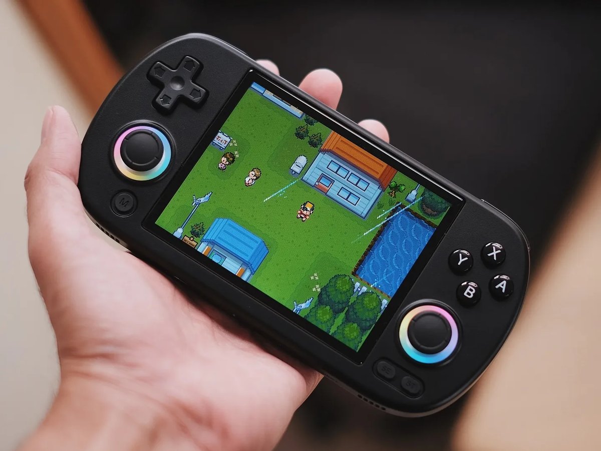 ANBERNIC RG40XXH ブラック Anbernic RG40XX H Black,2024 New Game Console Psp, Linux