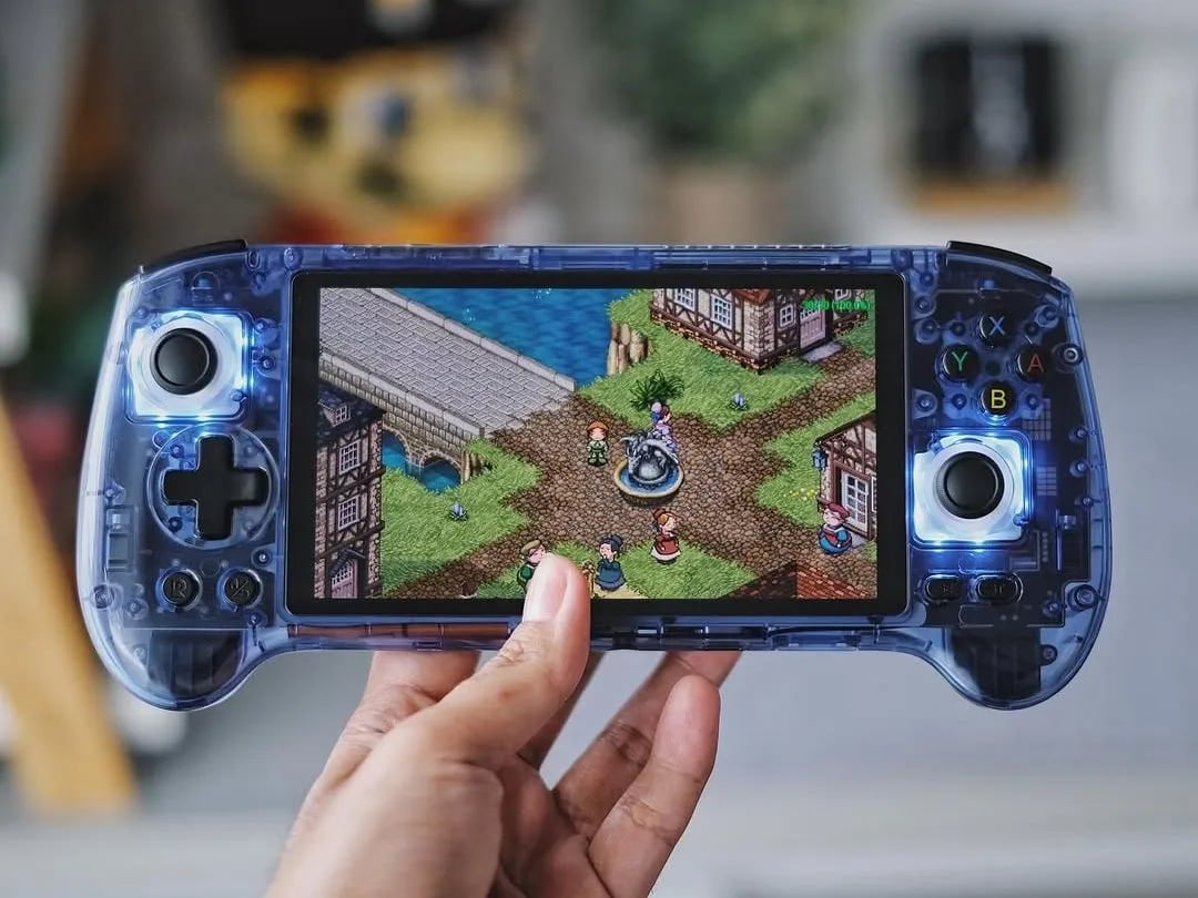 ANBERNIC RG556 Game Console 8GB/128GB/256GB 8714 Games Blue